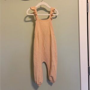 Quincy Mae Ruffle Strap Overalls